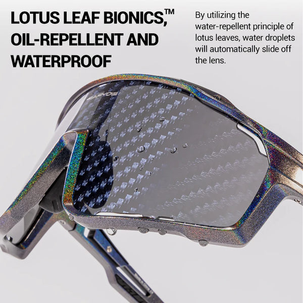 KAPVOE New Technology Nano Lenses Cycling Glasses Outdoor Sports Sunglasses Bike Eyewear Men Women MTB Bicycle UV400 Protective