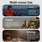New ND2-400 Adjustable Dimming Glasses Gradient ND Filter Fishing Sunglasses UV400 9 Level Sun Glasses Outdoor