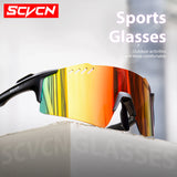 SCVCN Outdoor Riding Sunglasses Fishing Eyewear Men Women Sports Cycling Eyewear UV400 Protection Glasses Hiking Goggles