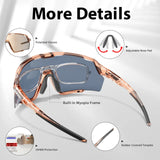 Kapvoe New Outdoor Bike Eyewear Cycling Glasses Cycling Sunglasses Women MTB Bicycle Glasses UV400 Goggles Man Sports Eyewear