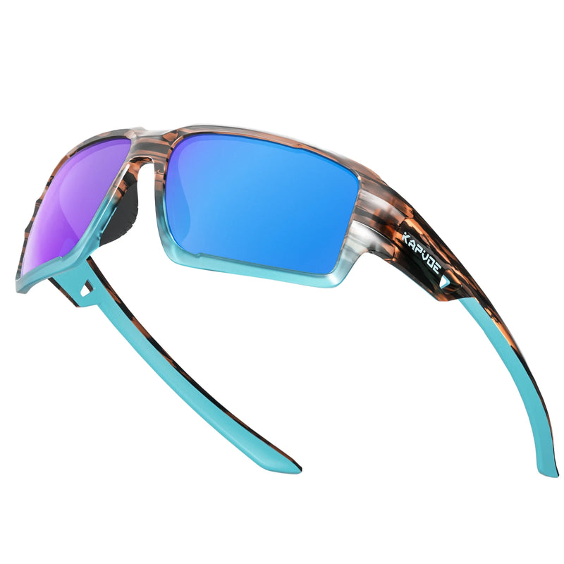 Kapvoe Polarized Fishing Eyewear Glasses UV400 Protection Sports Glasses Men Women Riding Driving Sunglasses Hiking Eyewear