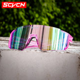 SCVCN Cycling Glasses Outdoor Sports Bicycle Sunglasses Men Women MTB Cycling Glasses Road Bike Glasses Running Eyewear