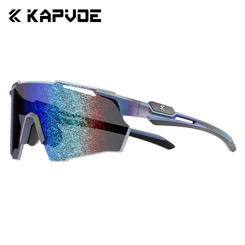 KAPVOE New Technology Nano Lenses Cycling Glasses Outdoor Sports Sunglasses Bike UV400 Eyewear Men Women Road Bicycle Goggles