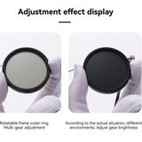 Retro Metal Round Punk ND9-level Adjustable Dimming Sunglasses Women Polarized UV400 Fashion Men Outdoor Sun Glasses