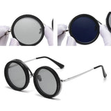 Fashion ND2-400 Adjustable Dimming Glasses 9 Level UV400  Sunglasses With Glasse Case ND Filter Eyewear Driving