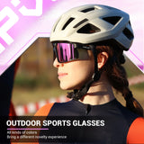KAPVOE UV400 Hiking Goggles TR90 Cycling Polarized Sunglasses Men Women Outdoor Sports MTB Bike Eyewear Road Bicycle Glasses