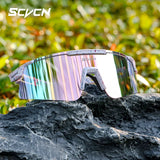 SCVCN New Outdoor Cycling Goggles Men Hiking Sunglasses Women Sports Eyewear Mountain Cycling Goggles UV400 Protection Glasses