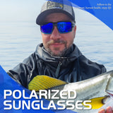 Kapvoe Polarized Fishing Eyewear Glasses UV400 Protection Sports Glasses Men Women Riding Driving Sunglasses Hiking Eyewear