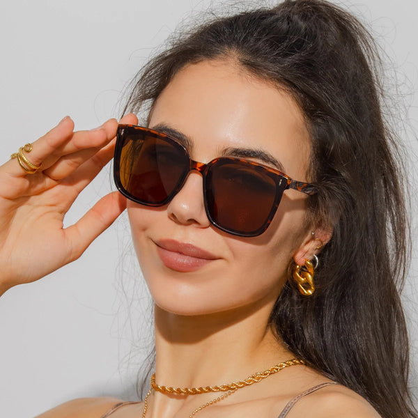 Protective Glasses Fashion Square Sunglasses Women Men Trendy Simple Style Sun Glasses UV Protection Streetwear Eyewear