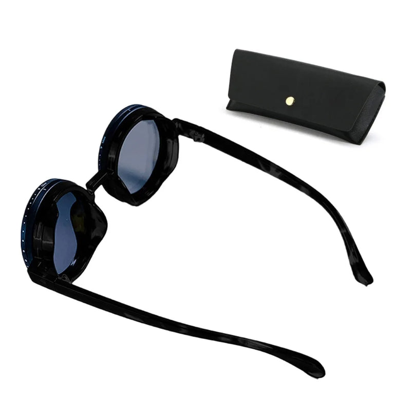 New ND2-400 Adjustable Dimming Glasses ND Filter UV400 Fishing Sunglasses 9 Level With Glasse Case Eyewear Outdoor
