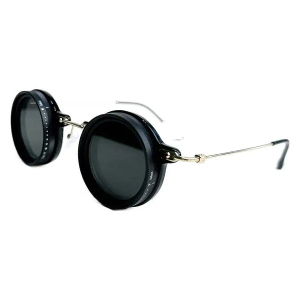 KLASSNUM Adjustable Sunglasses Nd Filter Sun Glasses Nd9 Dimming Glasses Men Luxury Vintage Small Round Polarized Glasses New In