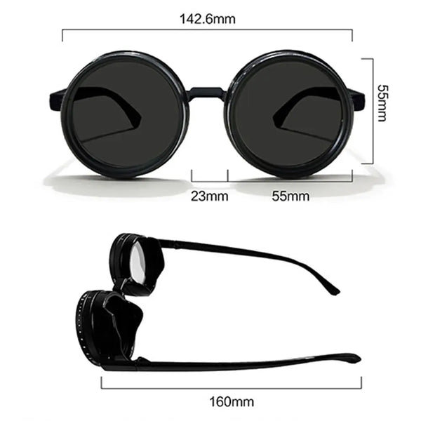 ND2-400 Adjustable Dimming Glasses 9 Level ND Filter Fishing Sunglasses UV400 With Glasse Case Polarized Sunglasses Outdoor