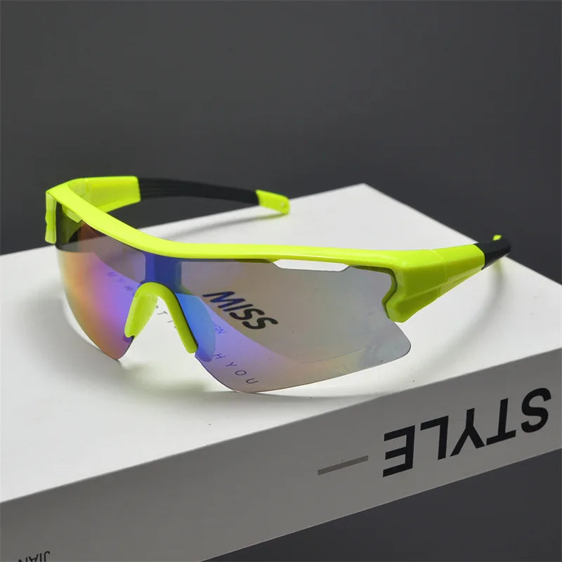 New Cycling Glasses Bike Sunglasses Men Eyewear Outdoor Sports Goggles Bicycle Women Riding Hiking Sunglasses for Male Female