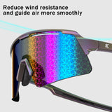 KAPVOE New Technology Nano Lenses Cycling Glasses Outdoor Sports Sunglasses Bike UV400 Eyewear Men Women Road Bicycle Goggles