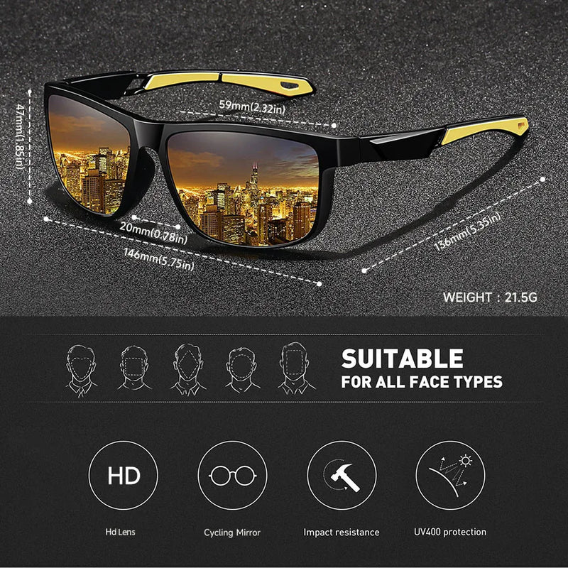 Fashion UV400 Safety Goggles Cycling Glasses Men Women Bike Sunglasses Bicycle MTB Eyewear Outdoor Sport Eyeglasses