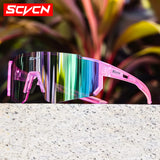 SCVCN Cycling Glasses Outdoor Sports Bicycle Sunglasses Men Women MTB Cycling Glasses Road Bike Glasses Running Eyewear