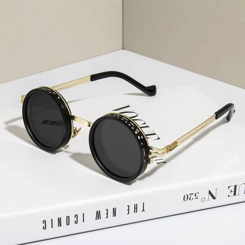 Fashion ND2-400 Adjustable Dimming Glasses ND Filter UV400 Fishing Sunglasses With Glasse Case 9 Level Eyewear Outdoor