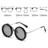 Fashion ND2-400 Adjustable Dimming Glasses 9 Level UV400  Sunglasses With Glasse Case ND Filter Eyewear Driving