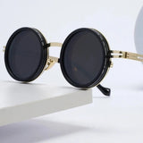 Fashion ND2-400 Adjustable Dimming Glasses 9 Level UV400 Fishing Sunglasses With Glasse Case ND Filter Sun Glasses Driving