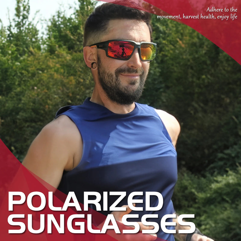 Kapvoe Polarized Fishing Eyewear Glasses UV400 Protection Sports Glasses Men Women Riding Driving Sunglasses Hiking Eyewear