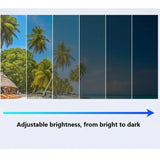 Fashion ND2-400 Adjustable Dimming Glasses ND Filter 9 Level Sunglasses UV400 Fishing Sunglasses Outdoor