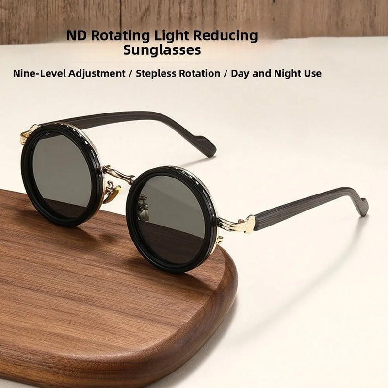 Fashion ND2-400 Adjustable Dimming Glasses ND Filter UV400 Fishing Sunglasses 9 Level Sunglasses Driving