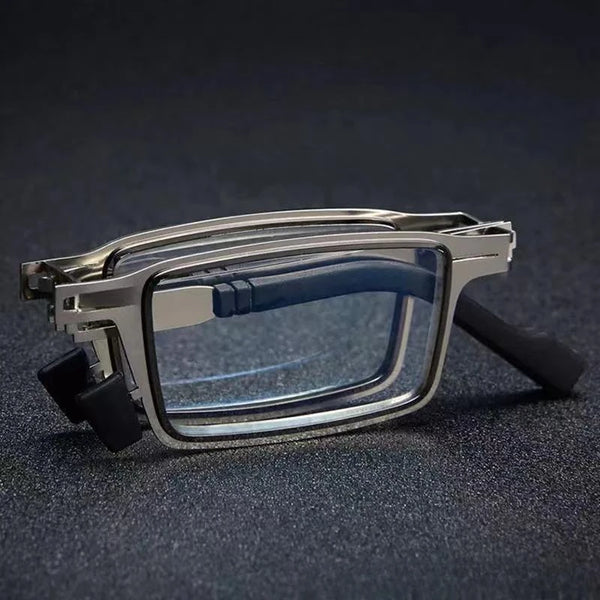 Vision Focus Adjustable TR90 Reading Glasses Myopia Eye Glasses -6D To +3D Variable Lens Correction Binocular Magnifying + Box