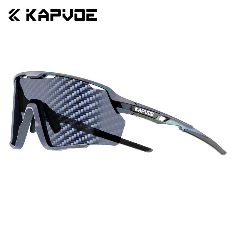 KAPVOE New Technology Nano Lenses Cycling Glasses Outdoor Sports Sunglasses Bike Eyewear Men Women MTB Bicycle UV400 Protective