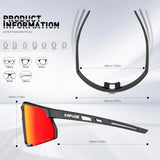 KAPVOE UV400 Hiking Goggles TR90 Cycling Polarized Sunglasses Men Women Outdoor Sports MTB Bike Eyewear Road Bicycle Glasses