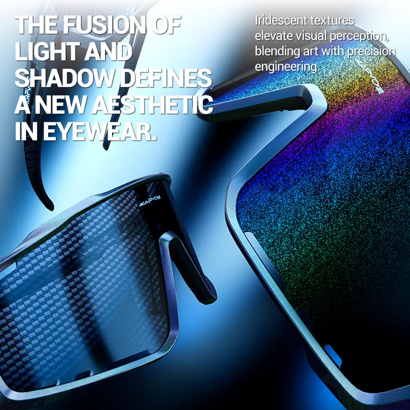 KAPVOE New Technology Nano Lenses Cycling Glasses Outdoor Sports Sunglasses Bike Eyewear Men Women MTB Bicycle UV400 Protective