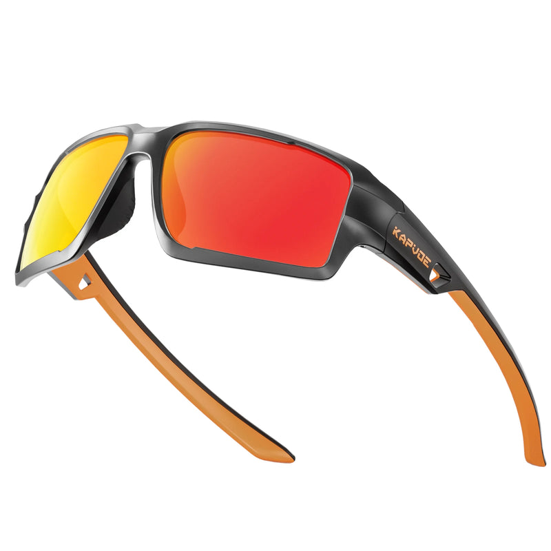 Kapvoe Polarized Fishing Eyewear Glasses UV400 Protection Sports Glasses Men Women Riding Driving Sunglasses Hiking Eyewear