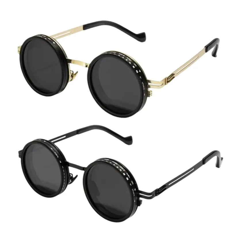 Fashion ND2-400 Adjustable Dimming Glasses ND Filter UV400 Fishing Sunglasses With Glasse Case 9 Level Eyewear Outdoor
