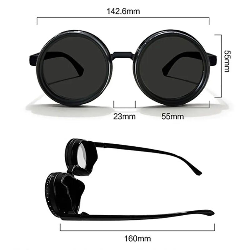 New ND2-400 Adjustable Dimming Glasses ND Filter UV400 Fishing Sunglasses 9 Level With Glasse Case Eyewear Outdoor