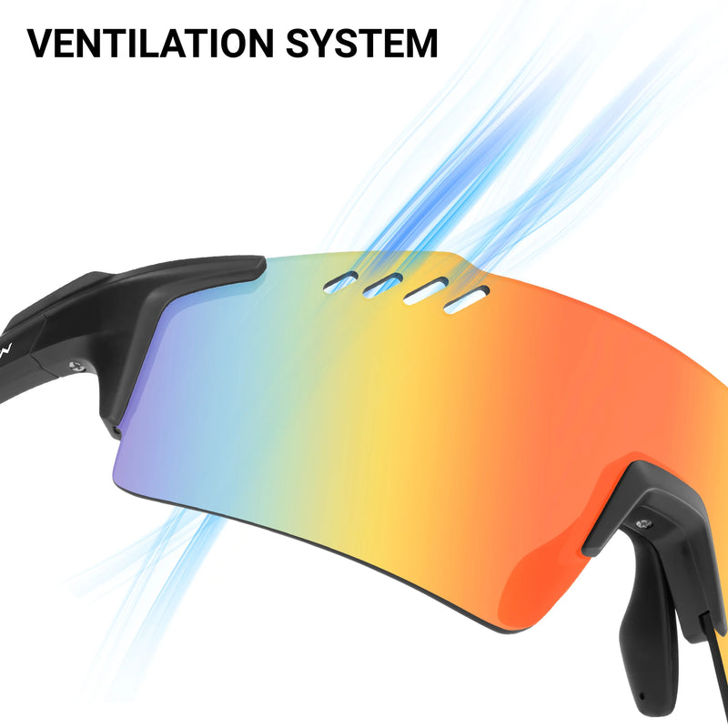 SCVCN Outdoor Riding Sunglasses Fishing Eyewear Men Women Sports Cycling Eyewear UV400 Protection Glasses Hiking Goggles
