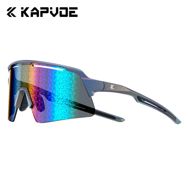 KAPVOE New Technology Nano Lenses Cycling Glasses Outdoor Sports Sunglasses Bike UV400 Eyewear Men Women Road Bicycle Goggles