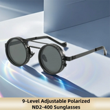 Fashion ND2-400 Adjustable Dimming Glasses ND Filter 9 Level Fishing Sunglasses UV400 With Glasse Case Eyewear Driving