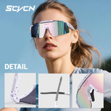 SCVCN New Outdoor Cycling Goggles Men Hiking Sunglasses Women Sports Eyewear Mountain Cycling Goggles UV400 Protection Glasses