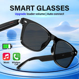 LAXASFIT Smart Bluetooth Glasses Sunglasses Talking Outdoor Sports Headset UV Protective Eyewear for Men and Women Holiday Gift