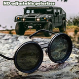 Sunglasses ND9 Adjustable Dimming  Handmade Men's Fishing Filter Glasses UV400 Personalized Polarizing For Male Women Eyeglasses