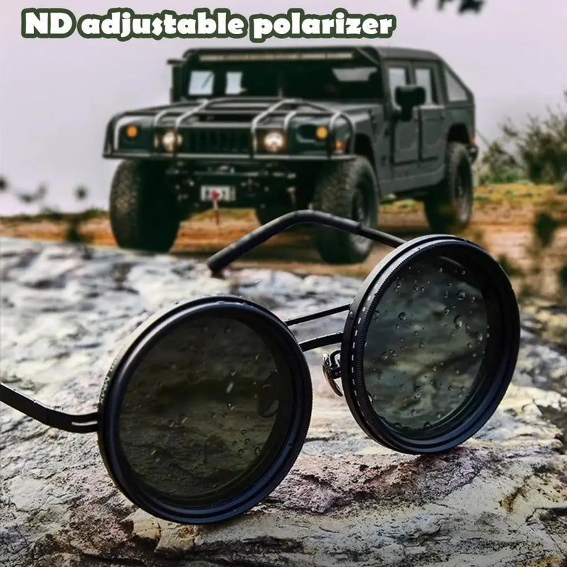 Sunglasses ND9 Adjustable Dimming  Handmade Men's Fishing Filter Glasses UV400 Personalized Polarizing For Male Women Eyeglasses