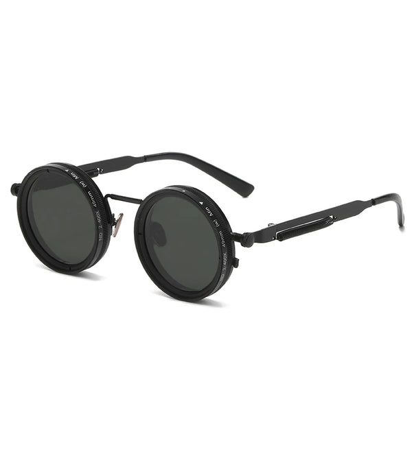 Polarized Round Sunglasses ND9 Adjustable Dimming Sun Glasses Men Women Retro Punk Men's Fishing Eyeglasses Outdoor Shades UV400