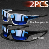 2PCS Fashion UV400 Men Women Running Mountaineering Fishing  Sunglasses Bicycle MTB Eyewear Outdoor Sport protective glasses