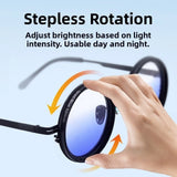 New ND2-400 Adjustable Dimming Glasses Gradient ND Filter Fishing Sunglasses UV400 9 Level Sun Glasses Outdoor