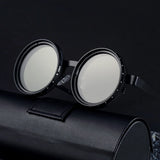 Driver Goggle ND2-400 9 Level Adjustable Dimming Polarized Sunglasses Men Women Punk Round Glasses Driving Eyeglasses ND Filter