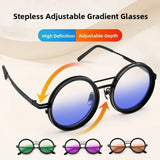 New ND2-400 Adjustable Dimming Glasses Gradient ND Filter Fishing Sunglasses UV400 9 Level Sun Glasses Outdoor