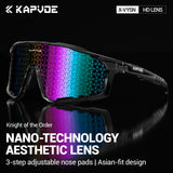 KAPVOE New Technology Nano Lenses Cycling Glasses Outdoor Sports Sunglasses Bike UV400 Eyewear Men Women Road Bicycle Goggles