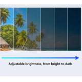 Fashion ND2-400 Adjustable Dimming Glasses 9 Level ND Filter Sunglasses UV400 Sun Glasses Outdoor
