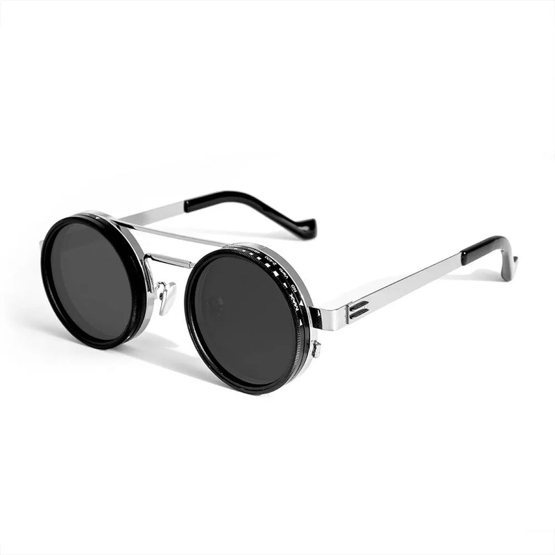 Fashion ND2-400 Adjustable Dimming Glasses ND Filter 9 Level Fishing Sunglasses UV400 With Glasse Case Eyewear Driving