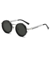 Polarized Round Sunglasses ND9 Adjustable Dimming Sun Glasses Men Women Retro Punk Men's Fishing Eyeglasses Outdoor Shades UV400