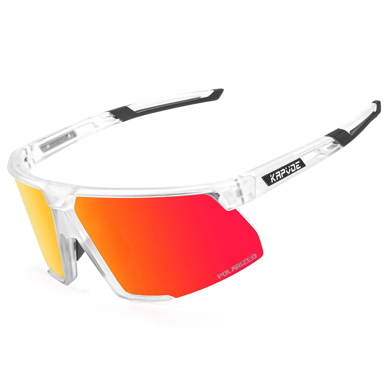 KAPVOE UV400 Hiking Goggles TR90 Cycling Polarized Sunglasses Men Women Outdoor Sports MTB Bike Eyewear Road Bicycle Glasses